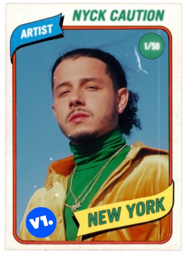 Nyck Caution Encased Card Limited To 50!